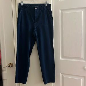 32 Degrees Knit Denim Ankle Pant (Indigo) Sz S